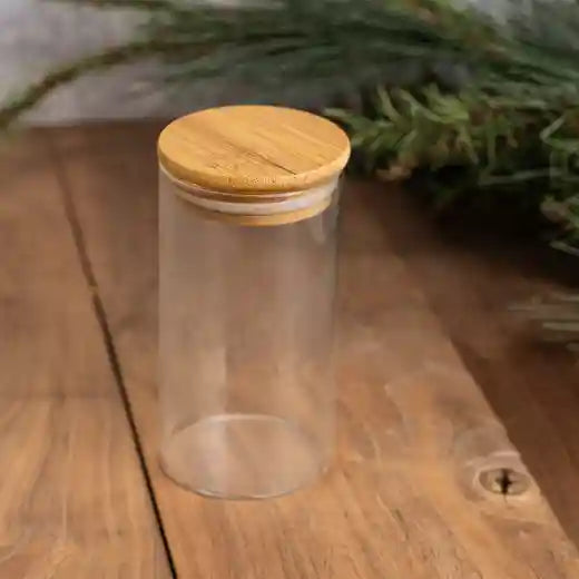Glass Storage Jar with Bamboo Lid 4131768033