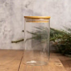 Glass Storage Jar with Bamboo Lid #4132635757