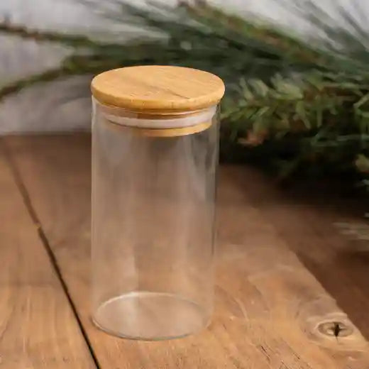 Glass Storage Jar with Bamboo Lid 4131768033
