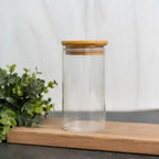 Glass Storage Jar with Bamboo Lid #4132635757
