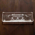 Personalized Crystal Glass Serving Tray, Japanese Style Sushi Plate, Grandma Cookie Plate, Gift for Grammy, Nana, Gigi
