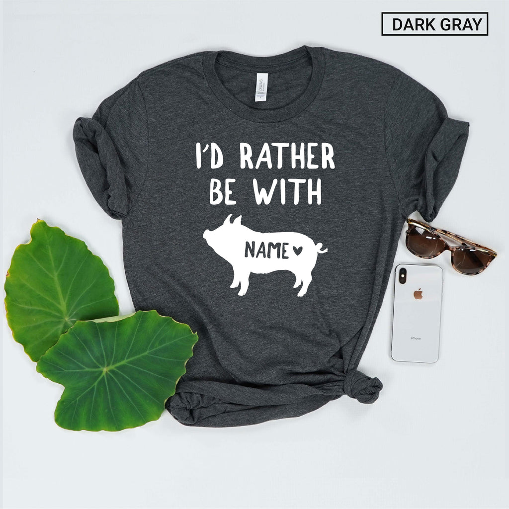 Personalized Pig Shirt - Cute Pet Pig Shirt - Funny Pig Gift [Unisex Shirt]