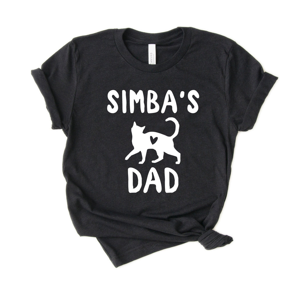 Personalized Cat Dad Shirt - Custom Unisex Shirt