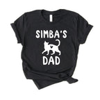 Personalized Cat Dad Shirt - Custom Unisex Shirt