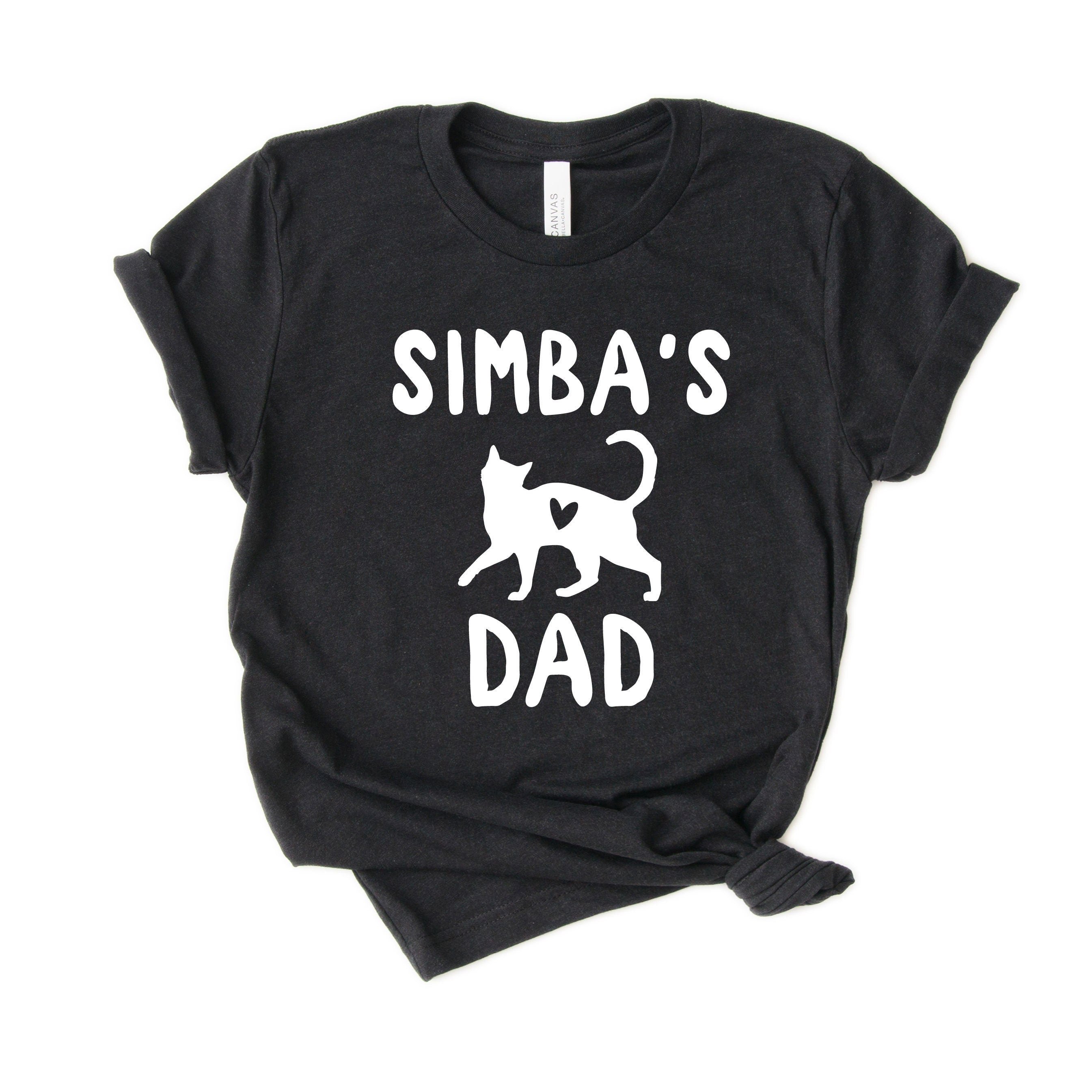 Personalized Cat Dad Shirt - Custom Unisex Shirt