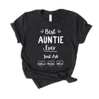 Personalized Auntie Shirt - Best Auntie Ever - Customized with names - Gift [Unisex Shirt]
