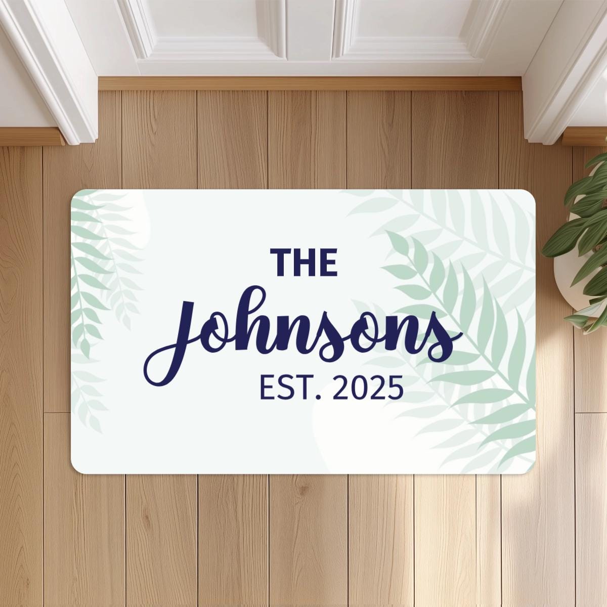 Personalized 18x30'' Family Doormat, Custom Last Name and Est Year Doormat, Welcome Door mat, Housewarming Home Gift 18''x30'' sized