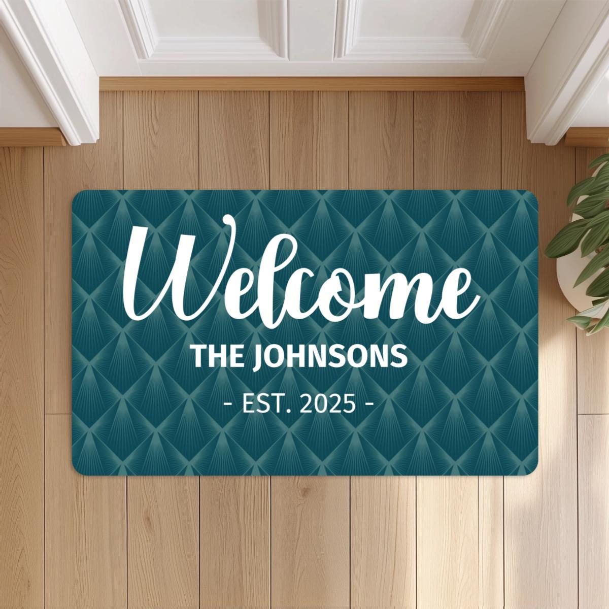 Personalized 18x30'' Family Doormat, Custom Last Name and Est Year Doormat, Welcome Door mat, Housewarming Home Gift 18''x30'' sized
