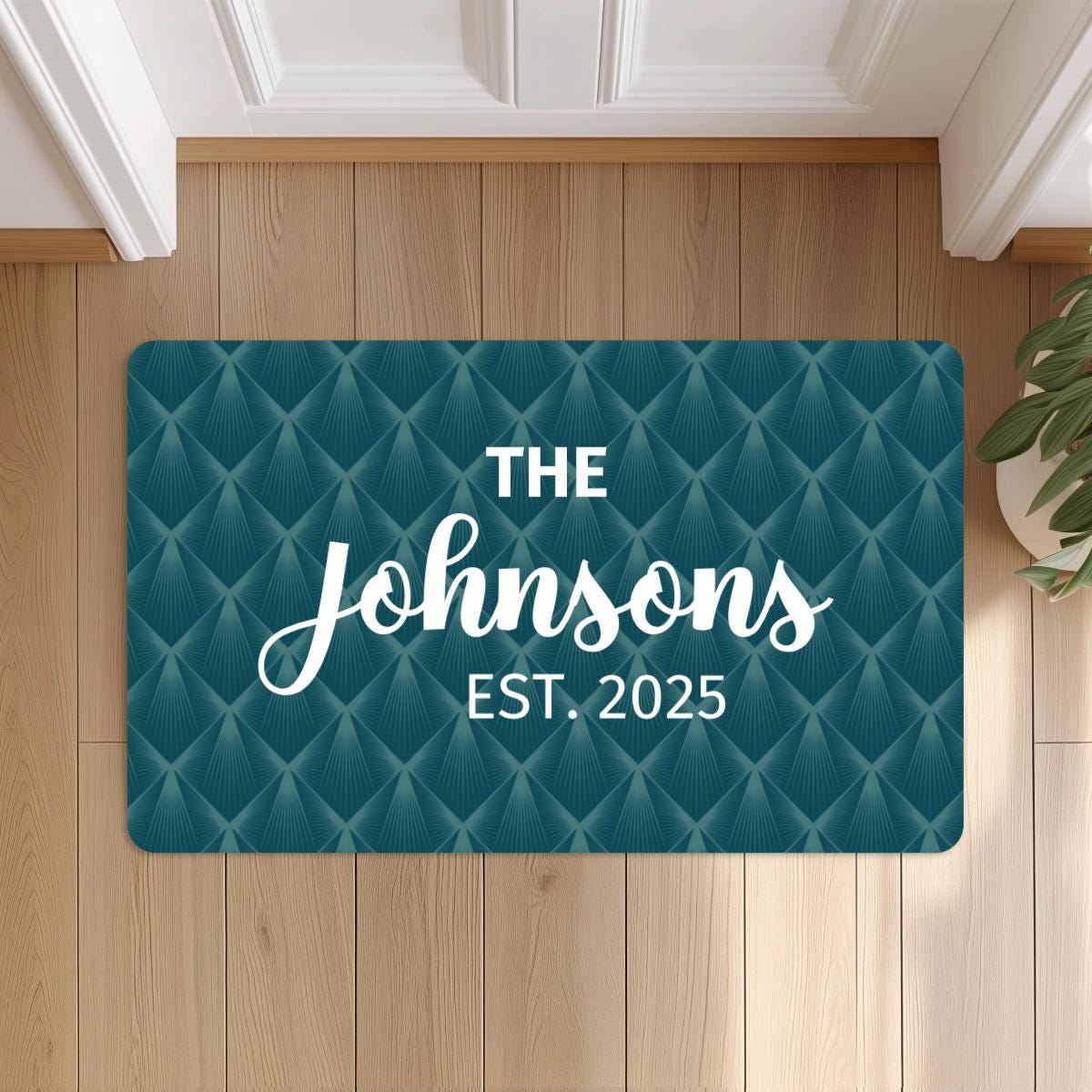 Personalized 18x30'' Family Doormat, Custom Last Name and Est Year Doormat, Welcome Door mat, Housewarming Home Gift 18''x30'' sized