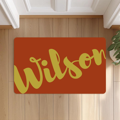 Personalized 18x30'' Family Doormat, Custom Last Name Doormat, Welcome Door mat, Housewarming Home Gift 18''x30'' sized Outdoor Mat