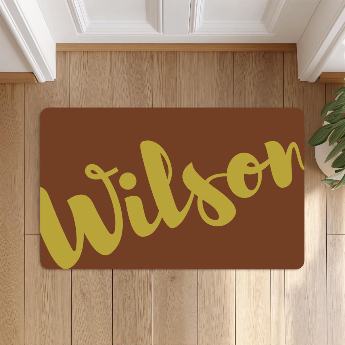 Personalized 18x30'' Family Doormat, Custom Last Name Doormat, Welcome Door mat, Housewarming Home Gift 18''x30'' sized Outdoor Mat