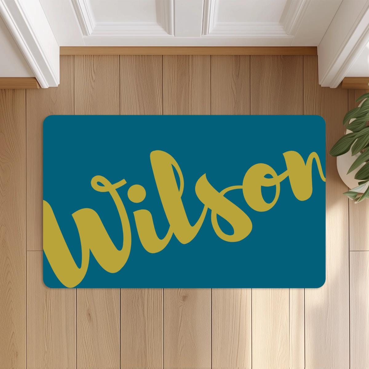Personalized 18x30'' Family Doormat, Custom Last Name Doormat, Welcome Door mat, Housewarming Home Gift 18''x30'' sized Outdoor Mat