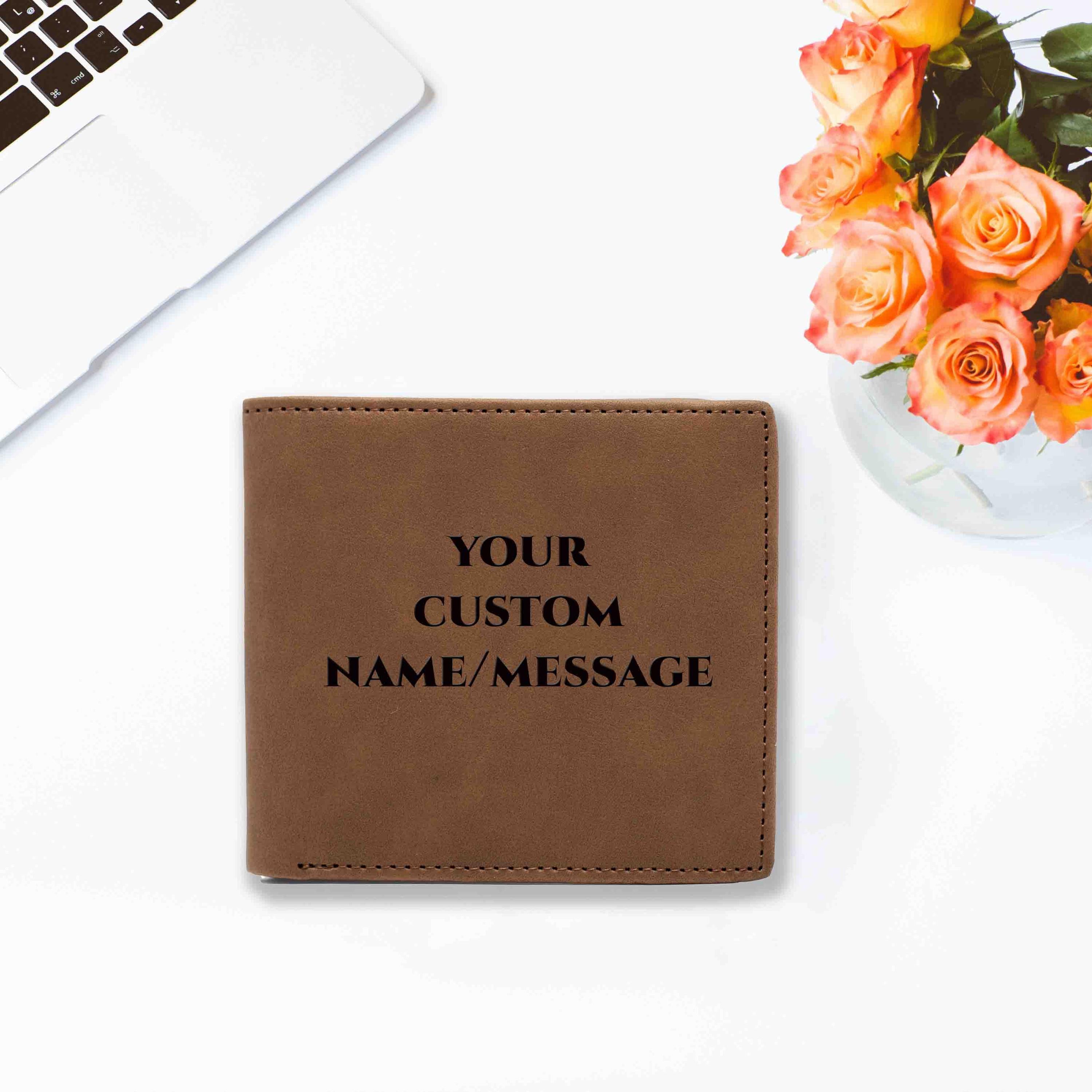 Personalized Funny Wallet for Dad, Custom Gift with kids names, Fathers Day Gift
