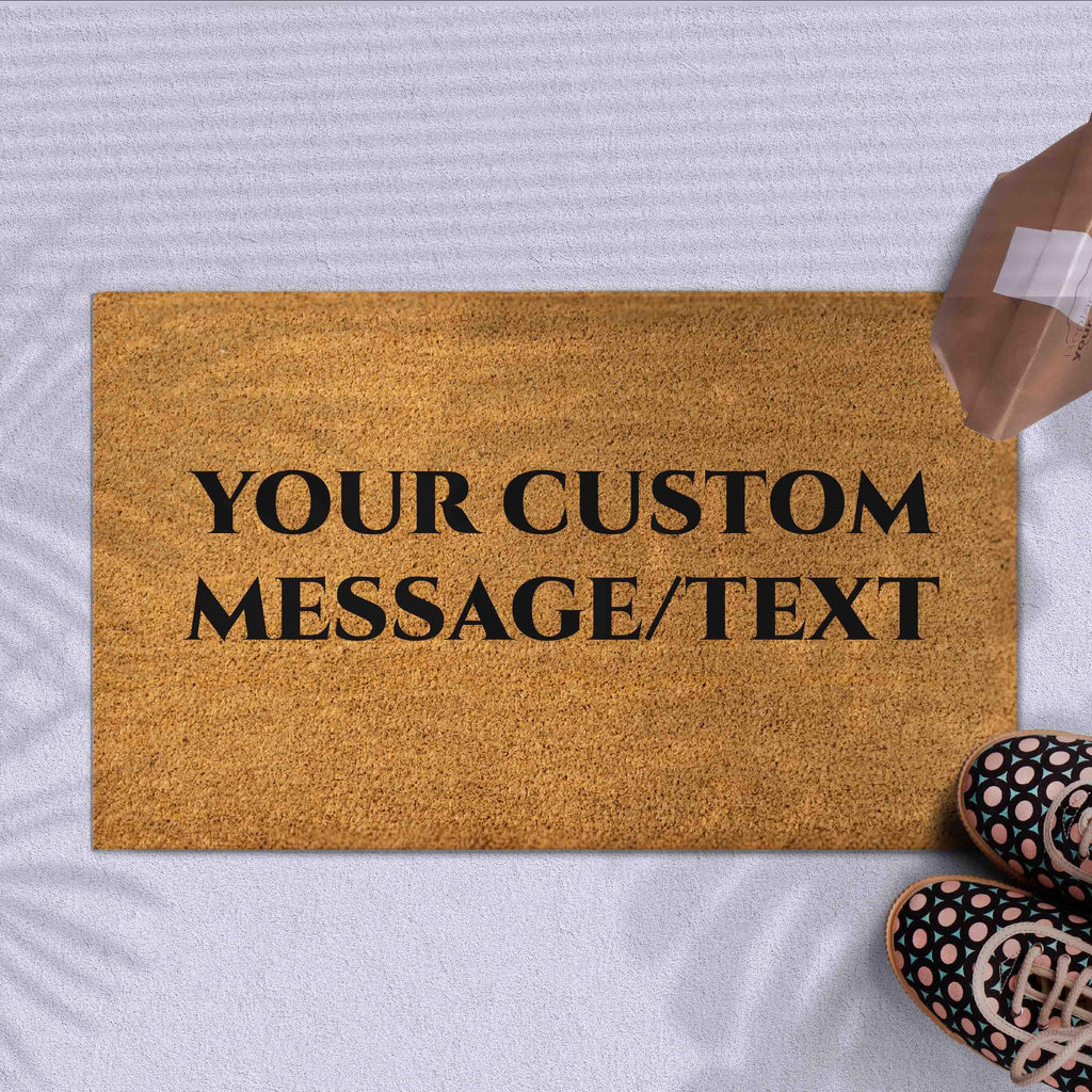 Personalized Treehouse Doormat, Custom Family Kids Playhouse Doormat, Home Welcome Door mat, Housewarming Gift Outdoor Mat