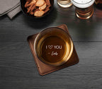 Personalized Whiskey Glasses for Husband, Boyfriend, Custom Engraved Rocks Glass, Funny Monogram Gift for Men