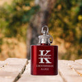 Personalized 1oz keychain flask for Groomsman proposal Gift, Custom Monogrammed Mini Flask with Name
