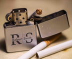 Personalized refillable lighter with name, Monogram Initial Lighter, Groomsman proposal gift, Wedding Gift