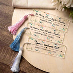 Personalized bookmark with Name & Message, for Boyfriend Girlfriend Wife Husband, Book Lover gift, Gift For Him, Gift for Her, Reader Gift