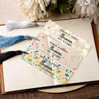 Personalized bookmark for new couple with names and wedding date, Custom Book Lover Reader gift, Newly Wed, Wedding Shower Gift
