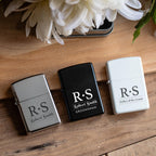Personalized refillable lighter with name, Monogram Initial Lighter, Groomsman proposal gift, Wedding Gift