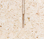 Personalized Name Necklace, Vertical Bar Necklace, Custom Engraved Dainty Necklace Gift for Mom, Grandma