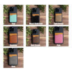 Personalized Phone Wallet Stick On Cell Phone Wallet Credit Card Holder, with Adhesive Back