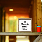 Personalized Family Home Welcome Sign, Custom House Wood Decor, Rustic Cottage Sign, Square Wooden Decor