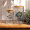 Personalized Family Christmas Glass Storage Jar with name and date, Custom 2025 Christmas Holiday Decor
