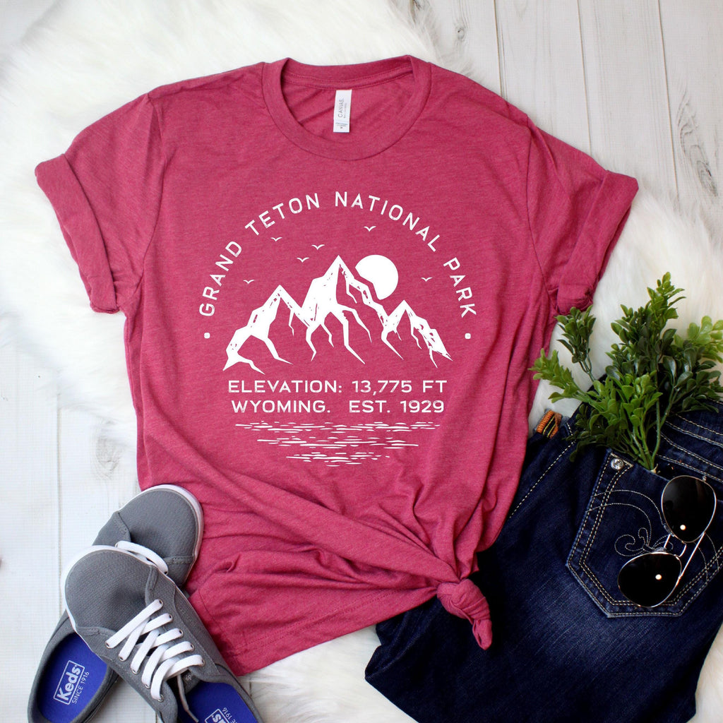 Unisex Grand Teton National Park T-Shirt, Gift