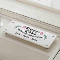 Personalized Quick Dry Diatomite Tray Organizer, Kitchen Countertop Sink Caddy, Gift for Grandma, Nana, Grammy, Grandpa or any title