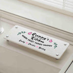 Personalized Quick Dry Diatomite Tray Organizer, Kitchen Countertop Sink Caddy, Gift for Grandma, Nana, Grammy, Grandpa or any title