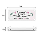 Personalized Quick Dry Diatomite Tray Organizer, Kitchen Countertop Sink Caddy, Gift for Grandma, Nana, Grammy, Grandpa or any title