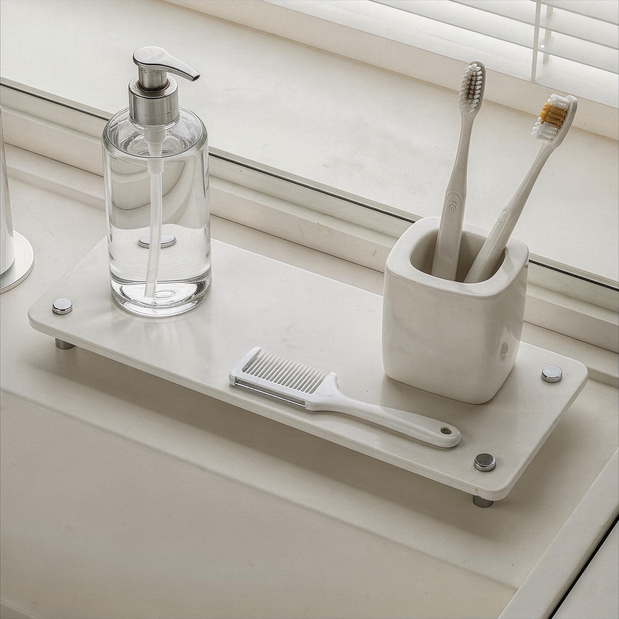Personalized Quick Dry Diatomite Tray Organizer, Kitchen Bathroom Countertop Sink Caddy, Gift for Grandma, Nana, Grammy, or any title