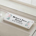 Personalized Quick Dry Diatomite Tray Organizer, Kitchen Bathroom Countertop Sink Caddy, Gift for New Couple, Newly Wed, Housewarming