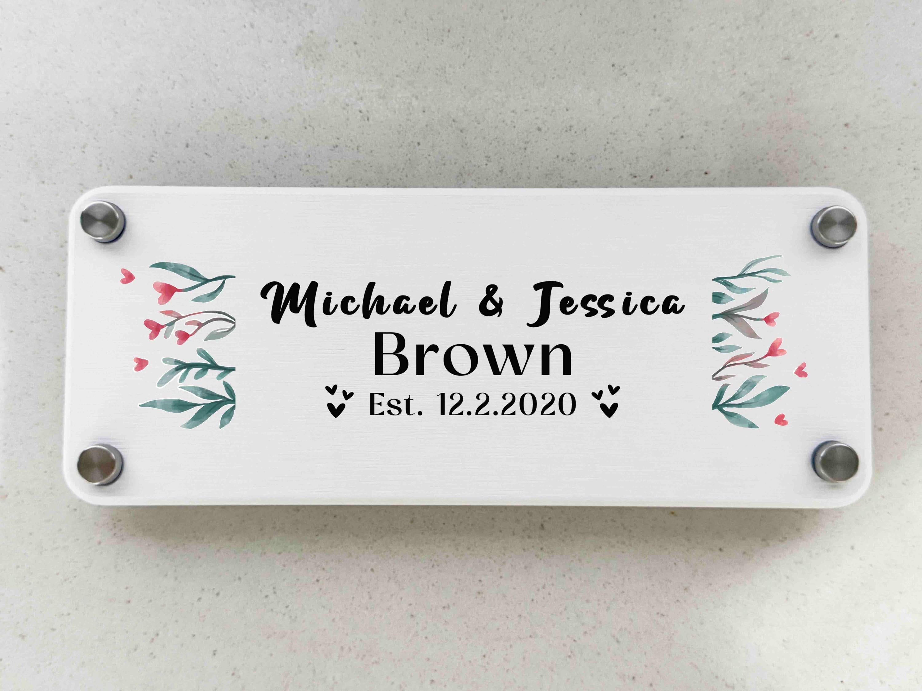 Personalized Quick Dry Diatomite Tray Organizer, Kitchen Bathroom Countertop Sink Caddy, Gift for New Couple, Newly Wed, Housewarming