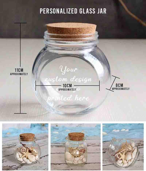 Personalized Birthday Wishes Glass Jar, Custom 16th birthday Gift, Message Holder, Keepsake Storage, Party Decor
