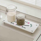 Personalized Quick Dry Diatomite Tray Organizer, Kitchen Countertop Sink Caddy, Gift for Grandma, Nana, Grammy, Grandpa or any title