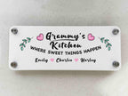 Personalized Quick Dry Diatomite Tray Organizer, Kitchen Countertop Sink Caddy, Gift for Grandma, Nana, Grammy, Grandpa or any title