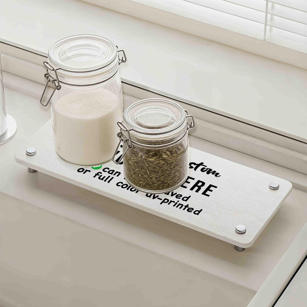 Personalized Quick Dry Diatomite Tray Organizer Engraved or Printed with your custom words/logo, Kitchen Countertop Sink Caddy, Gift
