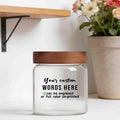 Personalized Premium Glass Storage Jar with your words/logo, Custom Kitchen Canister, Home decor, Wedding, Housewarming Gift