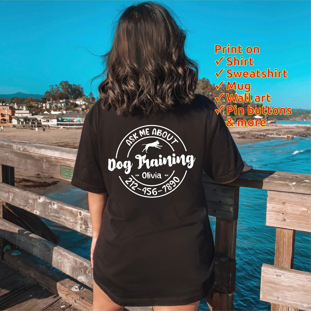 Personalized Dog Trainer Shirt - Dog Training Tee, Gift [Unisex Shirt]