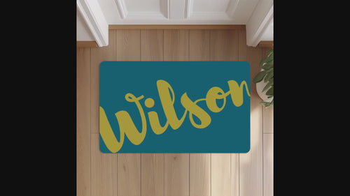 Personalized 18x30'' Family Doormat, Custom Last Name Doormat, Welcome Door mat, Housewarming Home Gift 18''x30'' sized Outdoor Mat