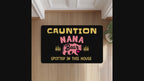 Personalized 18x30'' Funny Nana Papa Doormat, Custom Cute Grandma Grandpa Doormat, Welcome Door mat, Housewarming Home Grandparents Gift