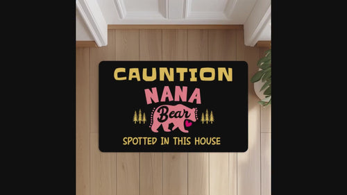Personalized 18x30'' Funny Nana Papa Doormat, Custom Cute Grandma Grandpa Doormat, Welcome Door mat, Housewarming Home Grandparents Gift
